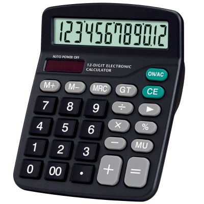 12-Digit Display Electronic Calculator