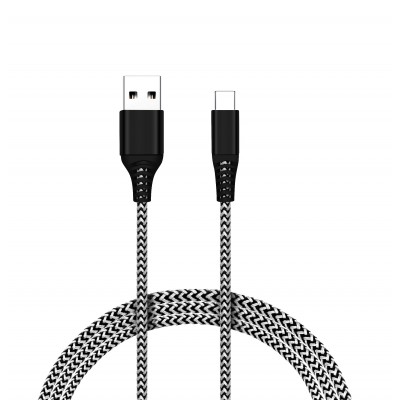 USB Data Cable (Type C + Braided)
